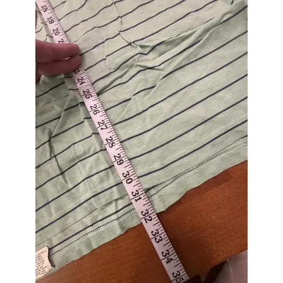 Peter Millar Carolina Cup Light Green Striped Polo Shirt - Picture 8 of 8